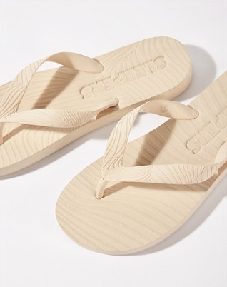 Slim Wide Strap Flip Flops